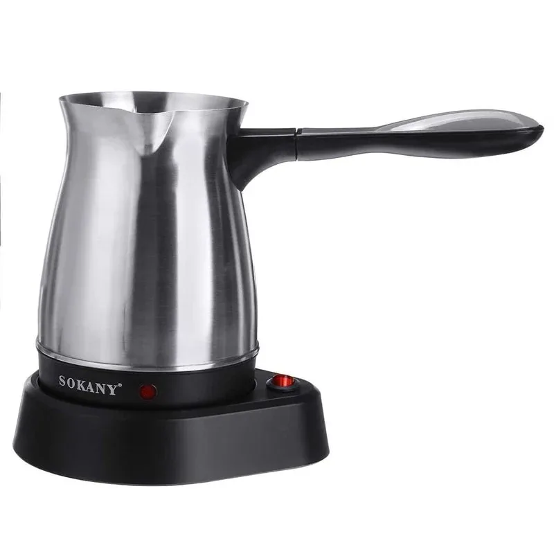 თურქული ყავის სახარში Sokany SK-214 - ელექტრო ჯეზვე გადახურებისგან დაცვით