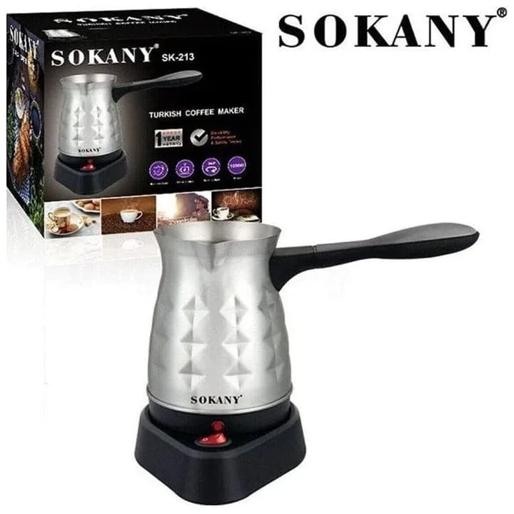 ყავის ელექტრო მადუღარა Sokany SK-213 5