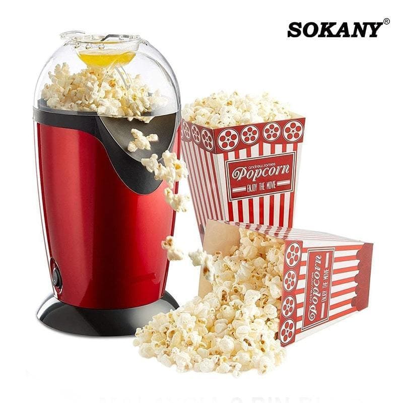 Аппарат для попкорна Sokany RH-288 - мощность 1200 Вт, приготовление без масла