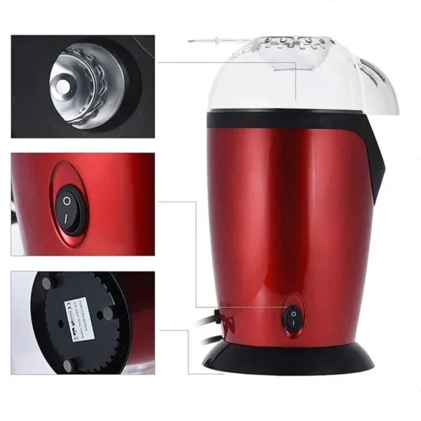 პოპკორნის აპარატი Sokany RH-288 – 1200W, ცხიმის გარეშე მომზადება 4
