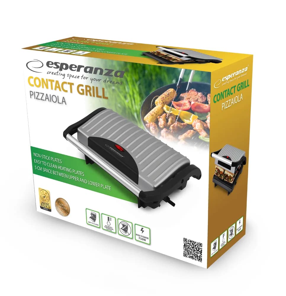 Esperanza EKG005 Sandwich Toaster - 750W with Non-Stick Plates — photo 3 of 3