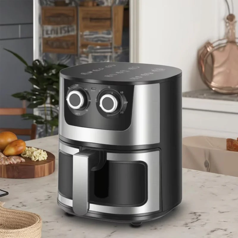 aerogrili-tiffany-tf-165-7l-2800w-black-silver-air-fryer-stainless-steel