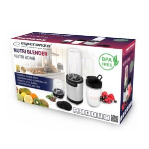 Блендер Nutri Blender Esperanza NUTRI BOMB EKM030 с тремя чашами и мощностью 900 Вт.